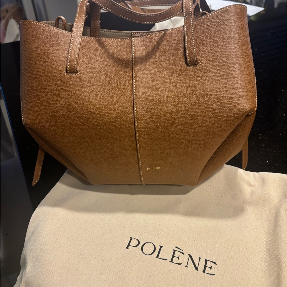 Brown Leather Tote Bag